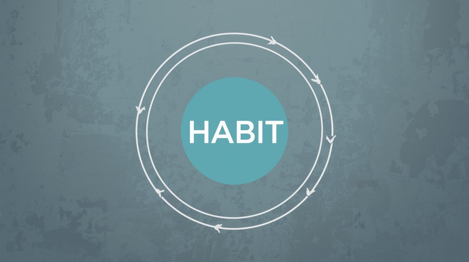 習慣のサイクルは自動思考を生み出し、ループから抜け出せないので、その習慣を見直すことから始まる