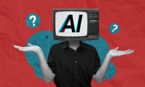 やがて来るAI全盛期。AIの追いつけない領域で心を使うことが､AIに使われず､AIを使っていく役割となるだろうというイメージ図