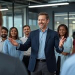 熱いビジョンを語る社長