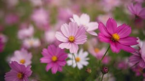 花畑の中の花にもいろいろある。