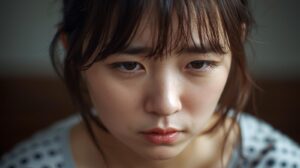 現実に振り回され不安定になる女性