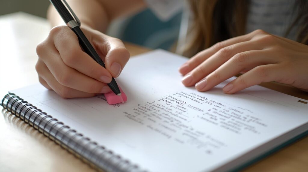 前提を書き換えている様子。それをするから現実が変わっていくのだ。